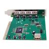 Карта контроллера PCI с 7 портами USB 2.0 - STARTECH - Адаптер PCI 5x USB-A (F) 2x IDC (M)