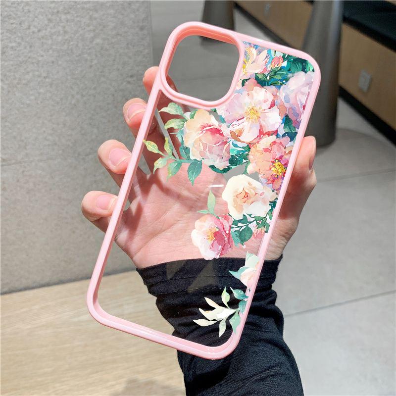 Чехол для телефона с принтом цветов тюльпанов для IPhone 15 Pro Max 11 12 13 14 8 7 Plus SE 2020 X XR XS Ударопрочный бампер