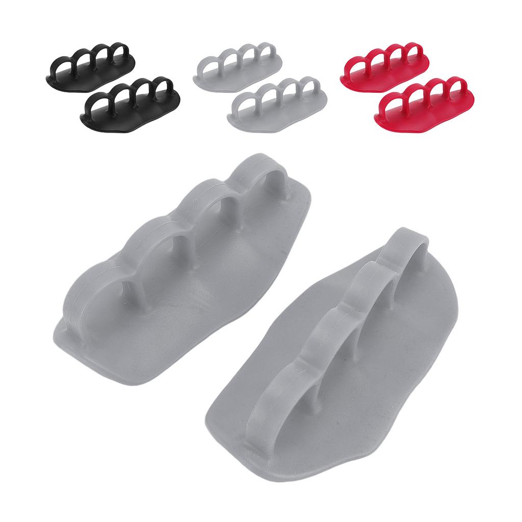 1 пара тренировочных захватов Многофункциональные резиновые захваты для тренажерного зала для тяжелой атлетики для штанги и гантелей