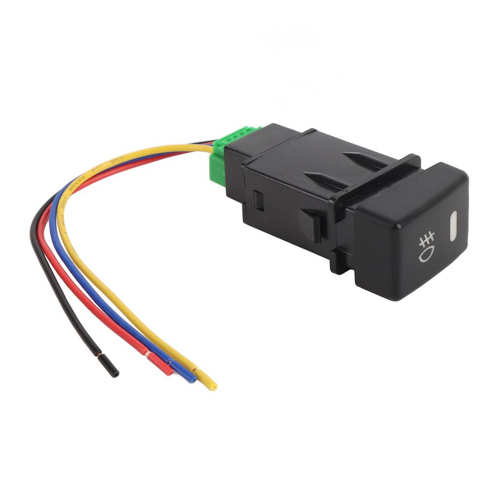 4-контактный кнопочный переключатель 12 В со светодиодным индикатором, кнопочный переключатель противотуманных фар, замена для ISUZU MU X