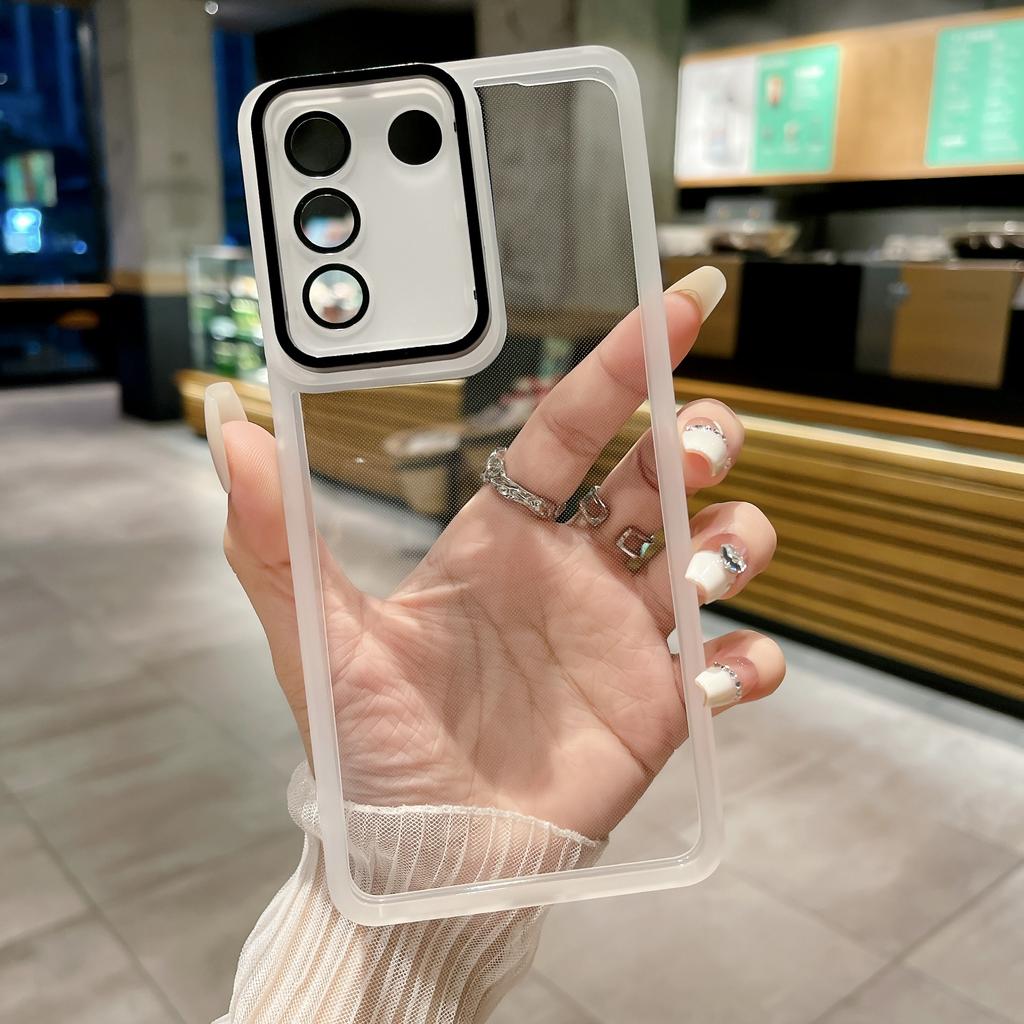 Мягкий силиконовый чехол для Vivo T2 V29 V27 V27e Y27 4G Y21 Y21s Y21T Y33S Y33T Y02 Y02A Y02t, чехол для задней панели телефона