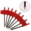 Red Flag Type Torx Screwdriver Wrench T5 T6 T7 T8 T15 T20 Torx Screw Wrench Spanner T Wrench Screwdriver Power Tool