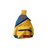 Модная детская наплечная сумка с дизайном в стиле колор-блок для повседневных школьных прогулок