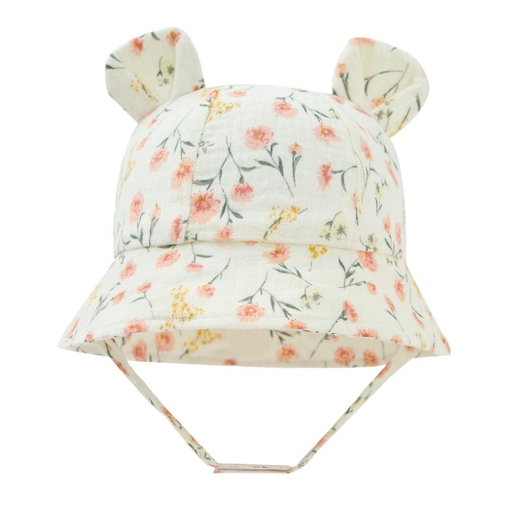 Print Design Baby Sun Hat Breathable Bucket Hat Baby Portable Kids Beach Cap  for Travel Summer