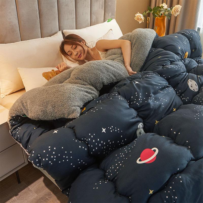 Зимнее одеяло из овечьего бархата 5 кг, Односпальное, Двуспальное, Домашнее, Гостиничное, Наполнитель для одеяла 1,5 м, Утолщенное, 1,8 м, Роскошное одеяло, Супертеплое одеяло