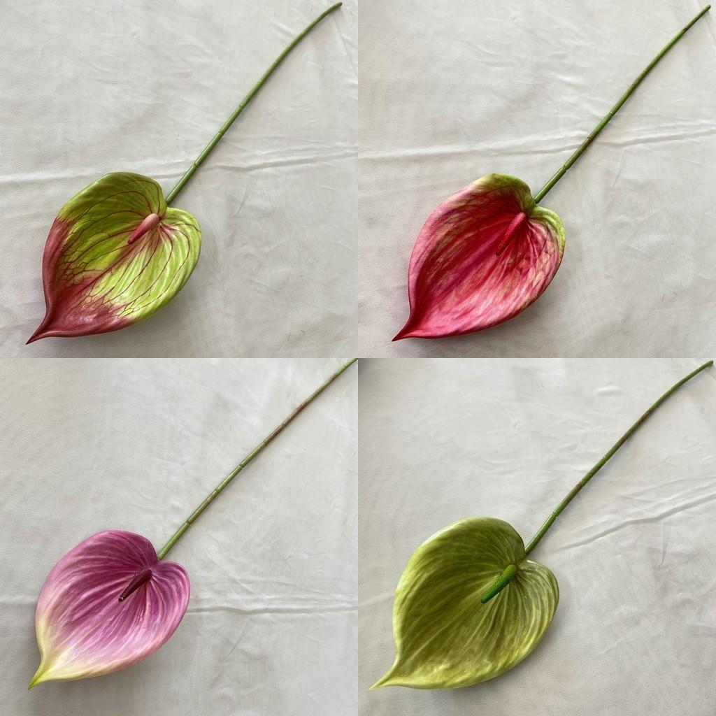 Faux Anthurium Plant Realistic Touch Indoor Outdoor Wedding Styling