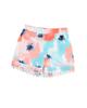 Azura Exchange Water Marbling Print Lace Trim Shorts