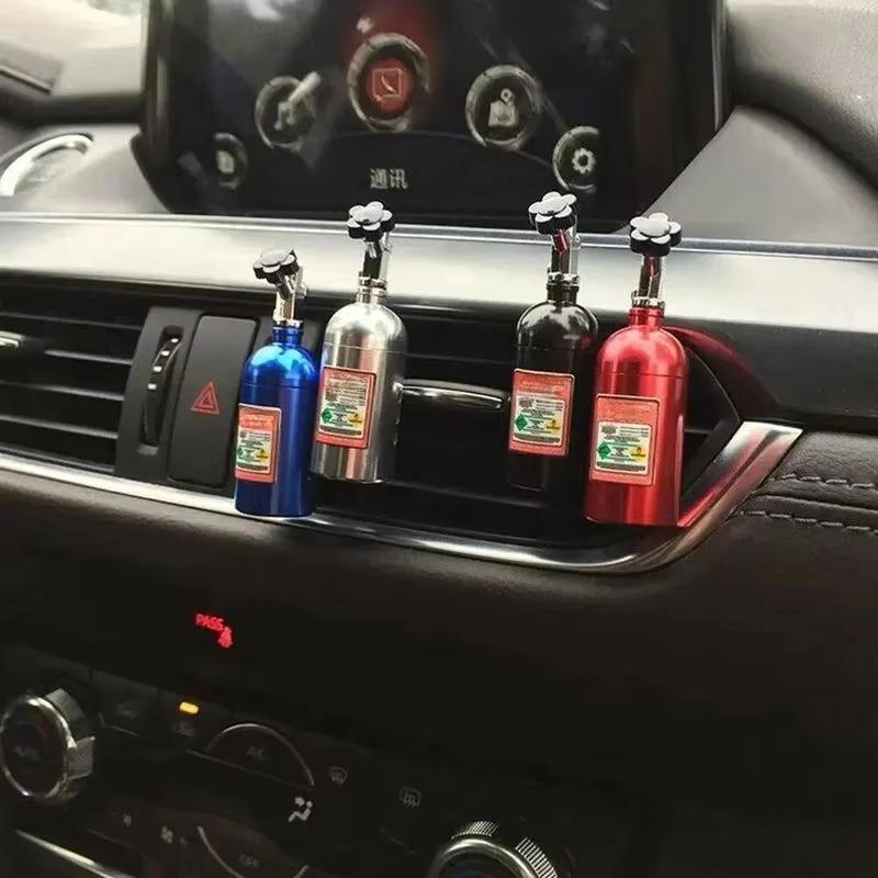 Car Air Freshener Fragrance Ntrogen Bottle Diffuser Auto Tuning Part Ornaments Flavoring For Car Smell Perfume Scent Accessories