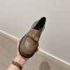 Ретро британские туфли Мэри Джейн Лоферы женские 2025 корейская версия бант кэжуал мода толстый каблук платформа одинарные туфли