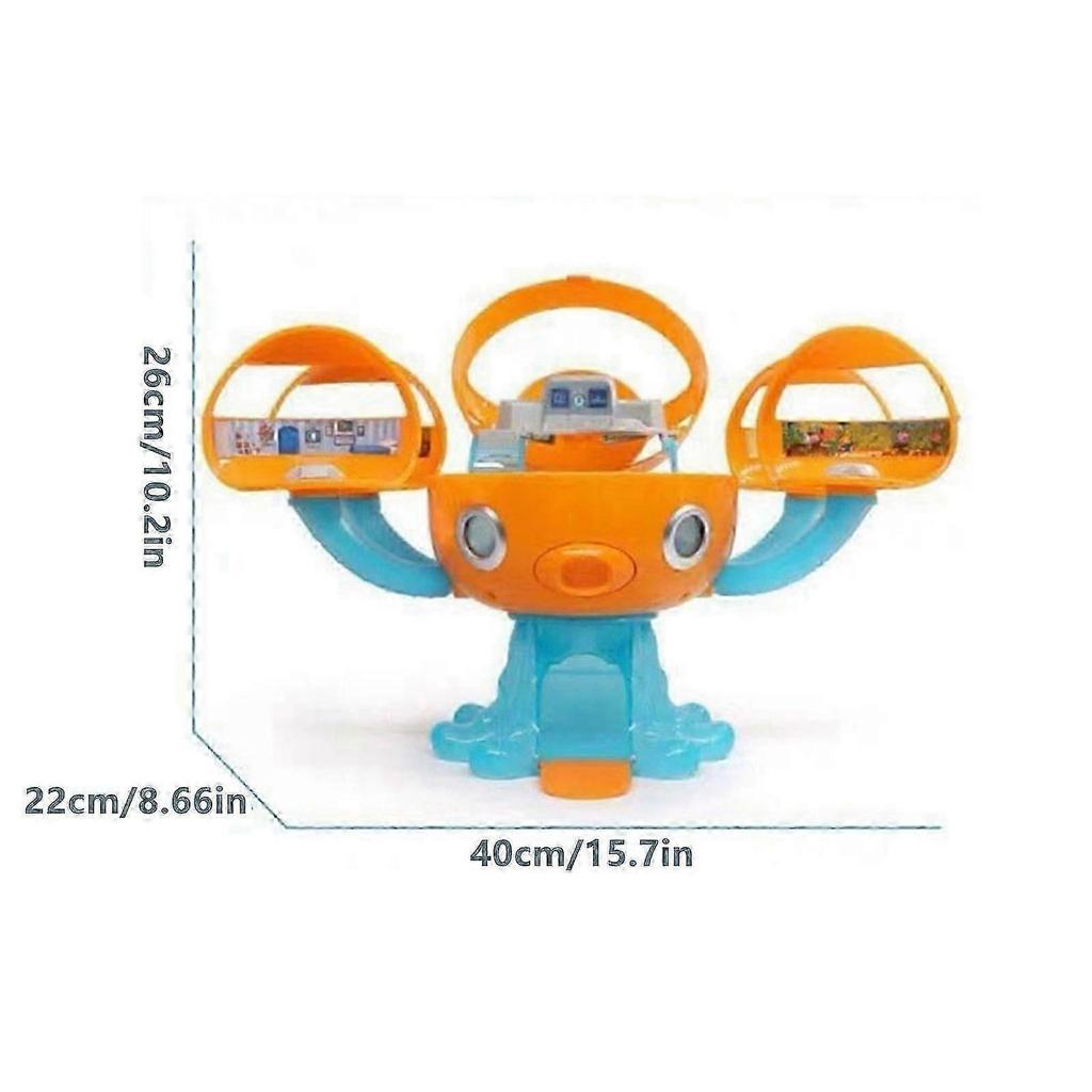 The Octonauts Happy Castle toy set Octopus Castle with sound and light effects; Buck character role-play set for boys and girls