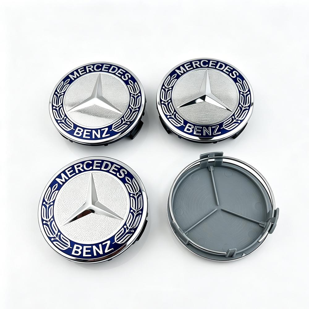 4pcs 75mm Car silver Red Wheel Center Hub Caps For Mercedes Benz AMG W212 W205 W204 W211 W213 Accessories A0004000900 CG1