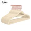 Hangers Velvet Flock Non Slip 360 Degree Hook Coats Hanging Plastic Adjustable