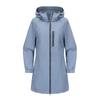 Outdoor Sports Waterproof Windbreaker Women's Hooded Long Sleeved Spring and Autumn Coat Loose Casual Windproof Women's Clothing