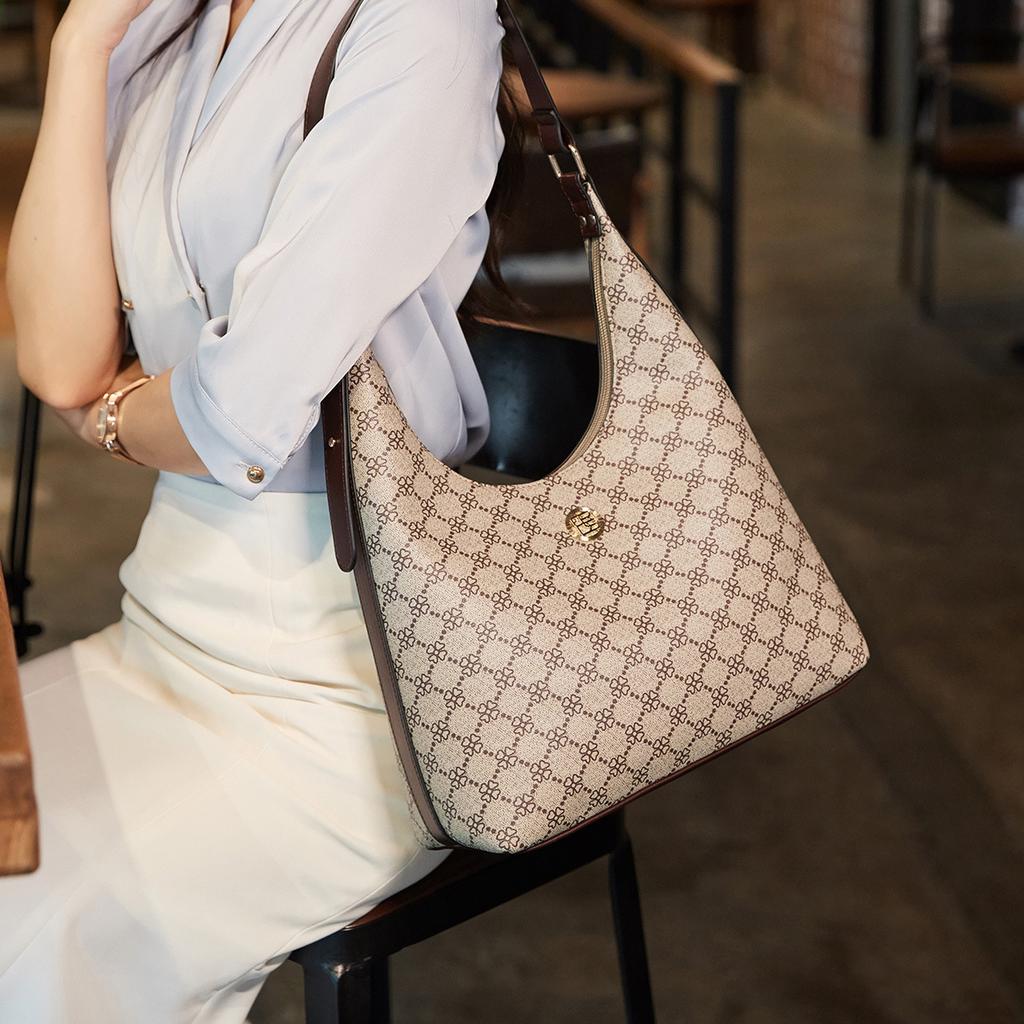 Роскошные сумки через плечо с принтом для женщин, повседневная сумка-тоут большой емкости, модные женские сумки под мышками, новые сумки для поездок на работу