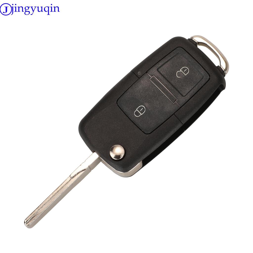 Jingyuqin Автомобильный дистанционный ключ для VW Bora Golf Polo Passat Touran Seat Skoda 434 МГц ID48 чип 1J0959753AG/ 1J0959753CT/1J0959753DJ