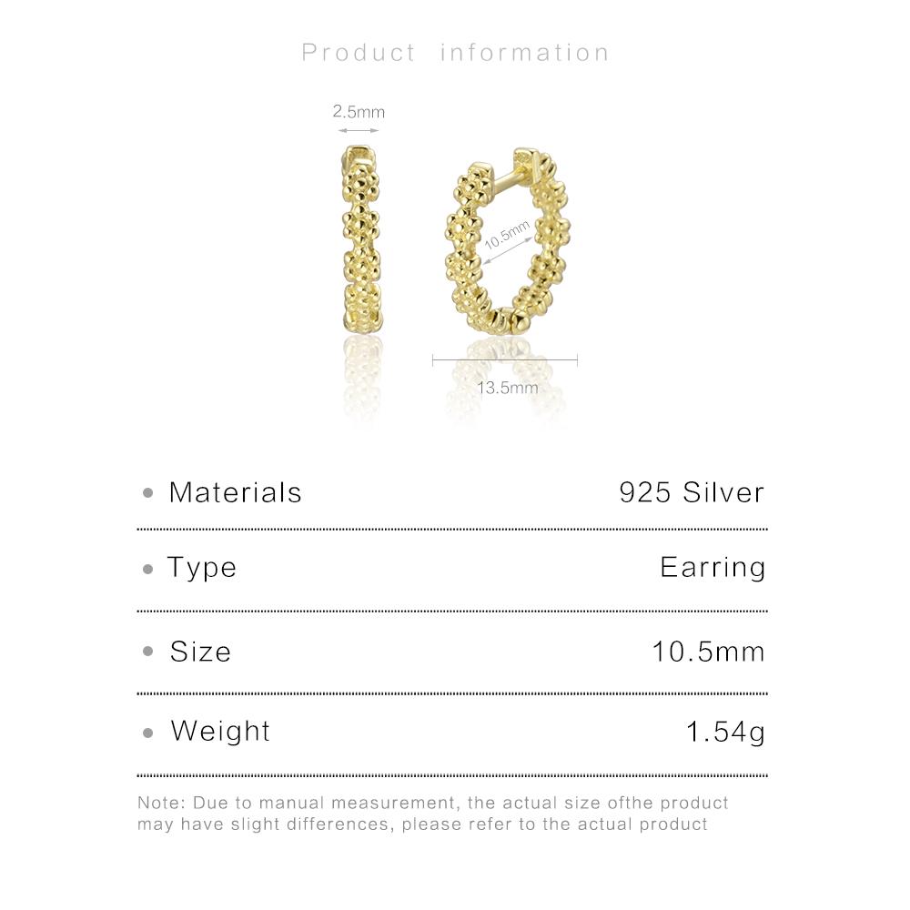 ANDYWEN Стильные великолепные серьги-кольца из стерлингового серебра 925 пробы с позолоченным цирконием, женские простые ювелирные изделия