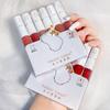 6 Sets of Lip Glaze Set Velvet Mist Non-fade Non-stick Cup White Lip Mud Matte Lipstick Long-lasting Waterproof Student Cosmetics Beauty Products