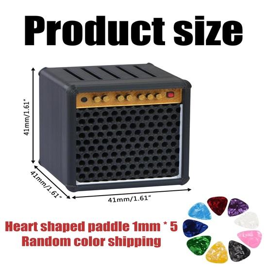 Держатель для медиаторов, Медиатор, для Любителей Игры на Гитаре, Органайзер для Медиаторов, Имитация Динамика, Настольные Украшения, Подарок