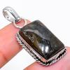 Labradorite Handmade 925 Sterling Silver Jewelry Pendant 1.58" n8S41