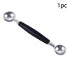 Stainless Steel Double Ended Headed Fruit Icecream Ball Spoon Diameter Melon Baller Fruit Vegetable Tools