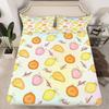 Fruit Lemon Pattern Sheet Three-Piece Digital Printed Sheet Bedding Set Adult Children