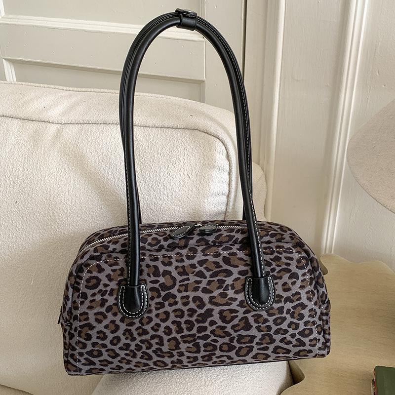 Осень новая женская сумка ретро леопардовый принт сумка через плечо высокая ценность сумка-мессенджер ручная сумка женщина