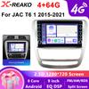 Android 12 Radio Car Player For JAC T6 T8 2015 2016 2018 2021 2022 Multimedia Carplay Navigation GPS 4G 8Core Auto No 2din DVD BT GPS