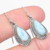 Natural Republic Larimar Gemstone 925 Solid Sterling Silver Earring 1.25" P3d61