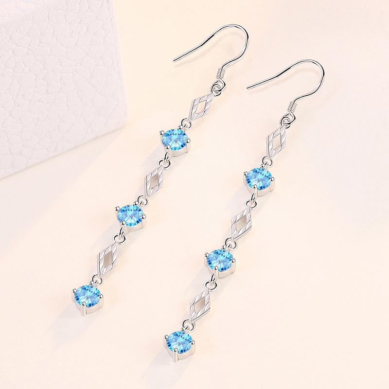 Lindon Copper Alloy Zircon Earrings Drop Earrings For Women Wedding Party Gifts