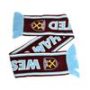 West Ham United FC Crest Jacquard Scarf
