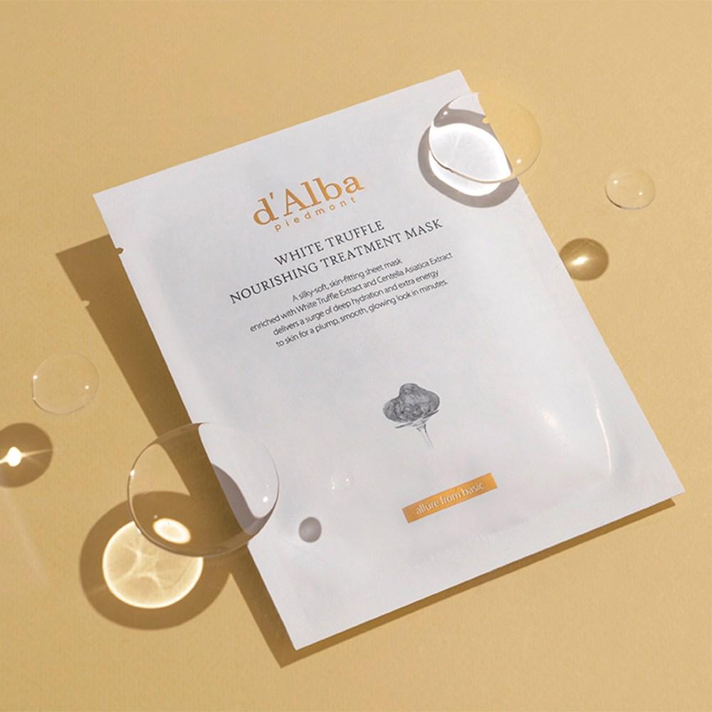 d'Alba Питательная лечебная маска White Truffle 25 мл x 10 шт. + Балансирующее веганское очищающее средство 3 мл x 3 шт. Набор, 2 набора