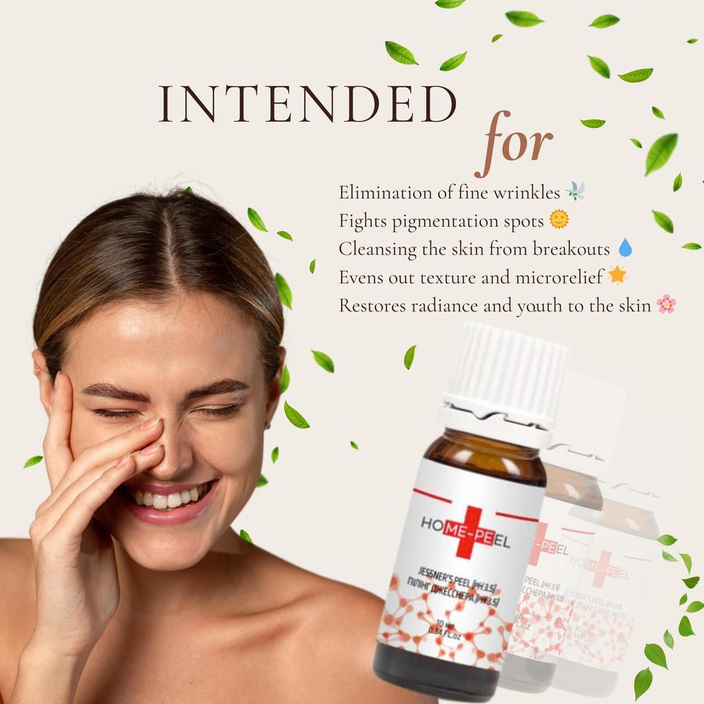 Home-Peel Jessner's peel, 10ml. / Пилинг Джесснера pН 3.5, 10мл.