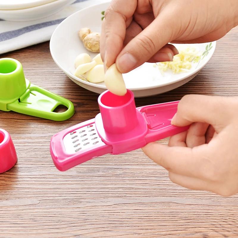 Portable Vegetable and Food Cutter Manual Garlic Puller Fruit Chopper Multi-function Meat Grinder Vegetable Cutter Kitchen Tool