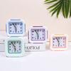 Simple Quartz No Tick Home Decor Number Clock Alarm Clock Bedside Clocks