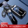 Для VOLKSWAGEN VW Чехол-брелок из цинкового сплава для складного автомобильного ключа Для VW Volkswagen Golf 7 MK7 Tiguan MK2 Для SEAT Ateca Leon FR 2