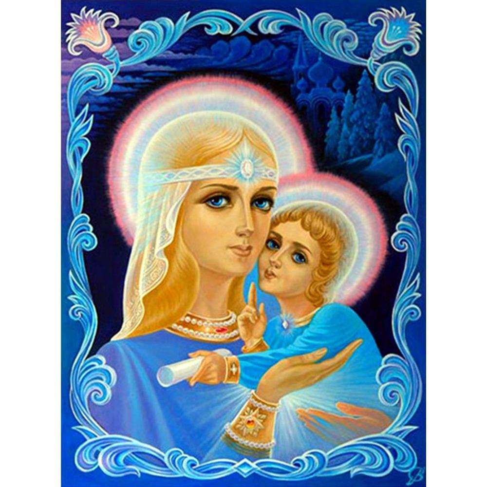 Алмазная вышивка 5D религиозная тематика