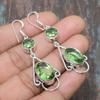 Peridot Gemstone Handmade 925 Sterling Silver Jewelry Earring For Thanksgiving