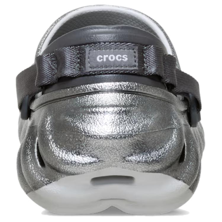 Crocs Кроксы Echo Clog Унисекс Серебристые 214109-1FS