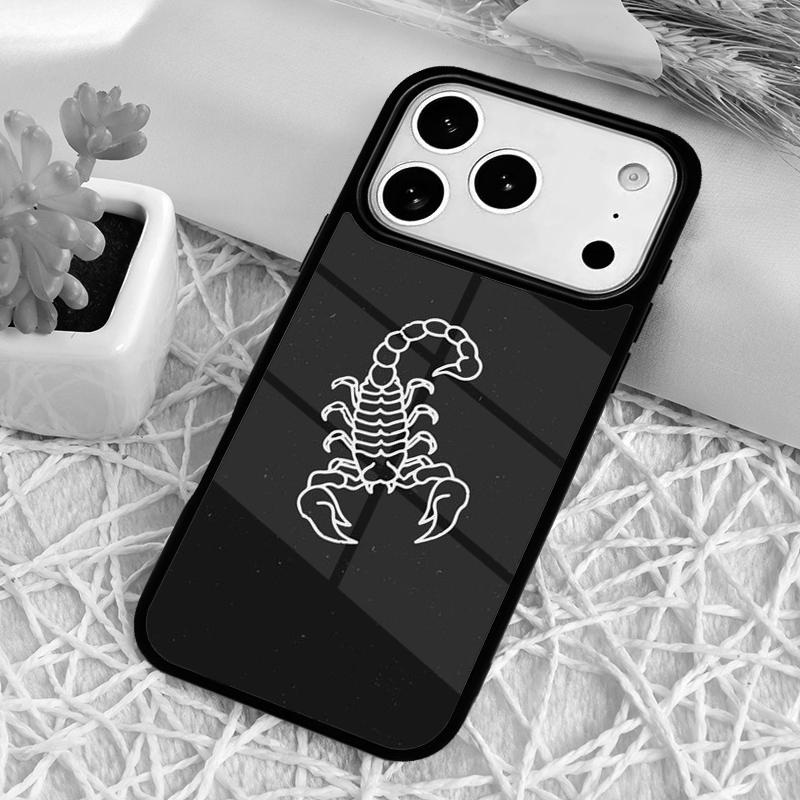 Ударопрочный чехол для телефона Скорпион Scorpio для iPhone 17 Air 16e 15 11 12 14 13 Pro Max Чехол Coque