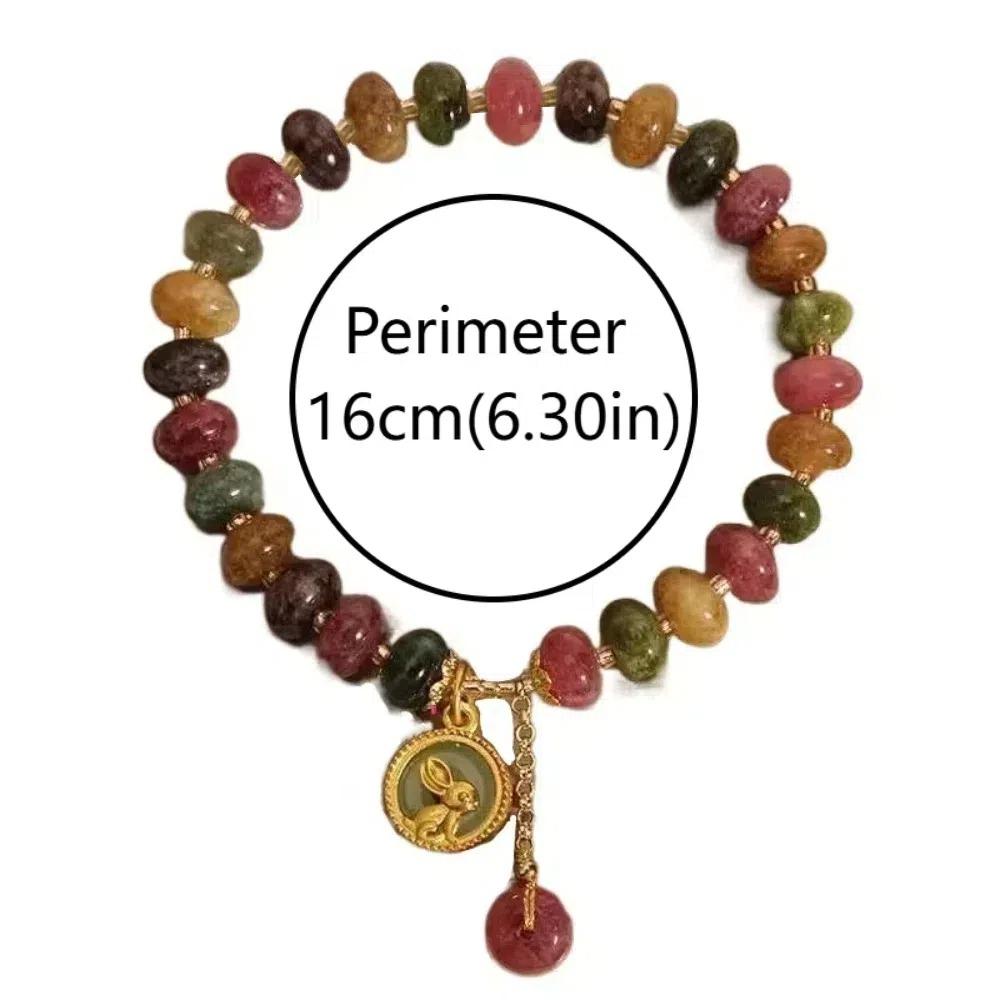 Винтажный браслет из каменных бусин, цветной браслет из бисера, изысканный женский браслет из бисера