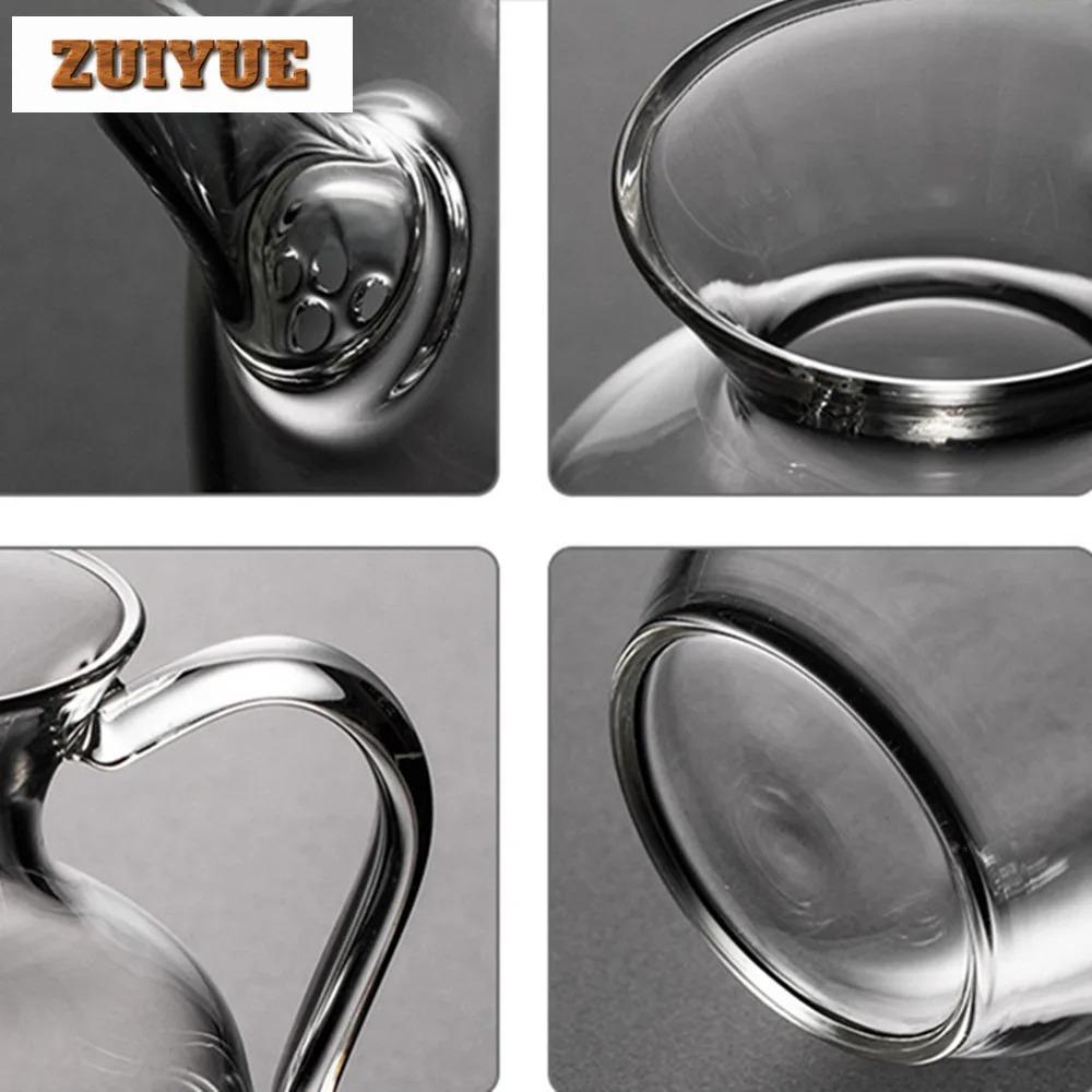 Imitation Song Glass Teapot Transparent Brewing Green Teapot Tea Set Small Tea Cold Kettle Tea Maker Tool Household Single Pot