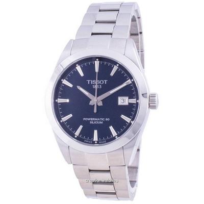 Gentleman Powermatic 80 Silicium Automatic T127.407.11.041.00 T1274071104100 100M Мужские часы