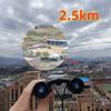 9000x25 HD Zoom Portable Powerful Binoculars Long Range BAK4 Telescope Jumelles Folding BAK4 Binoculars for Hunting Camping
