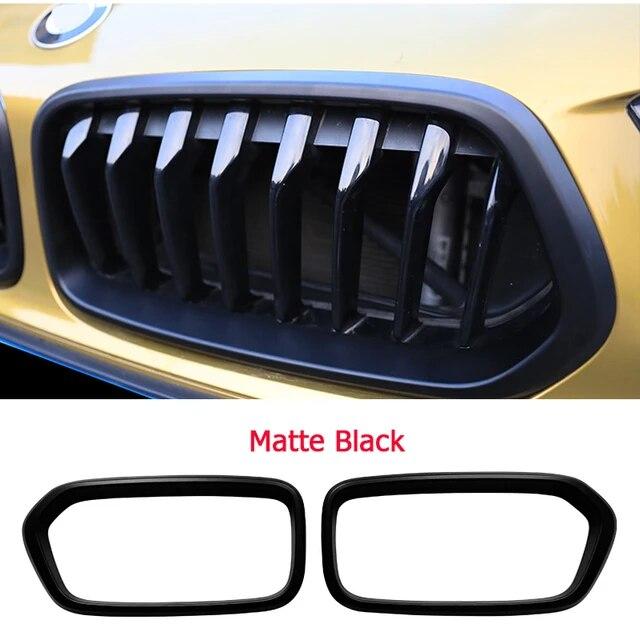 Пара АБС-пластика, решетка переднего бампера, рамка для BMW X2 F39, автоаксессуары Carstyling