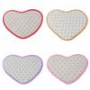 26*37cm Love Heart Shaped Doormat Non-Slip Soft Push Floor Mat Bathroom Floor Area Rug For Living Room Mats Faux Shaggy Carpets
