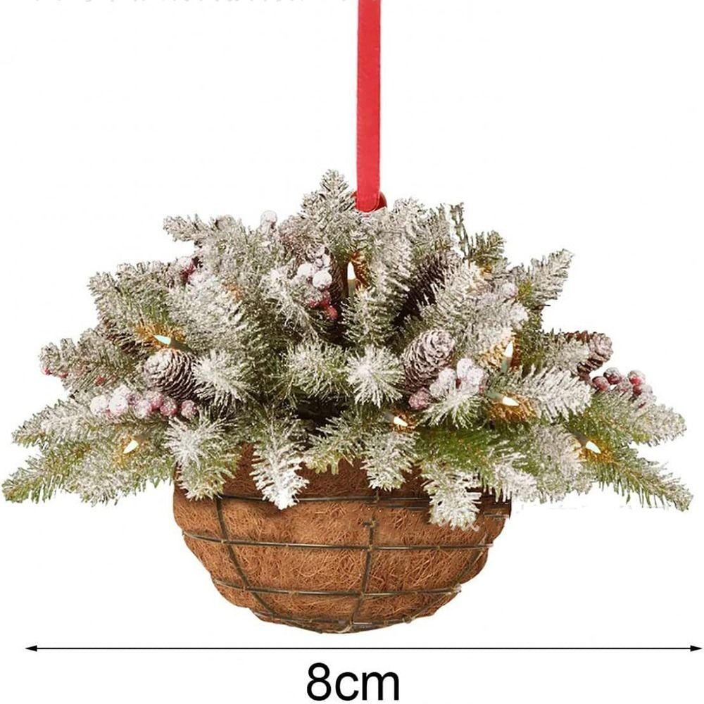Украшения Декор для дома Подвесная корзина Искусственный венок Гирлянда Mreey Рождество Рождественские украшения