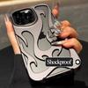 Case for iPhone 17 16 15 14 13 12 Personalized and Fashionable 3D Hollow Flame Shaped Phone Case Cover with Super Strong Heat Dissipation Function