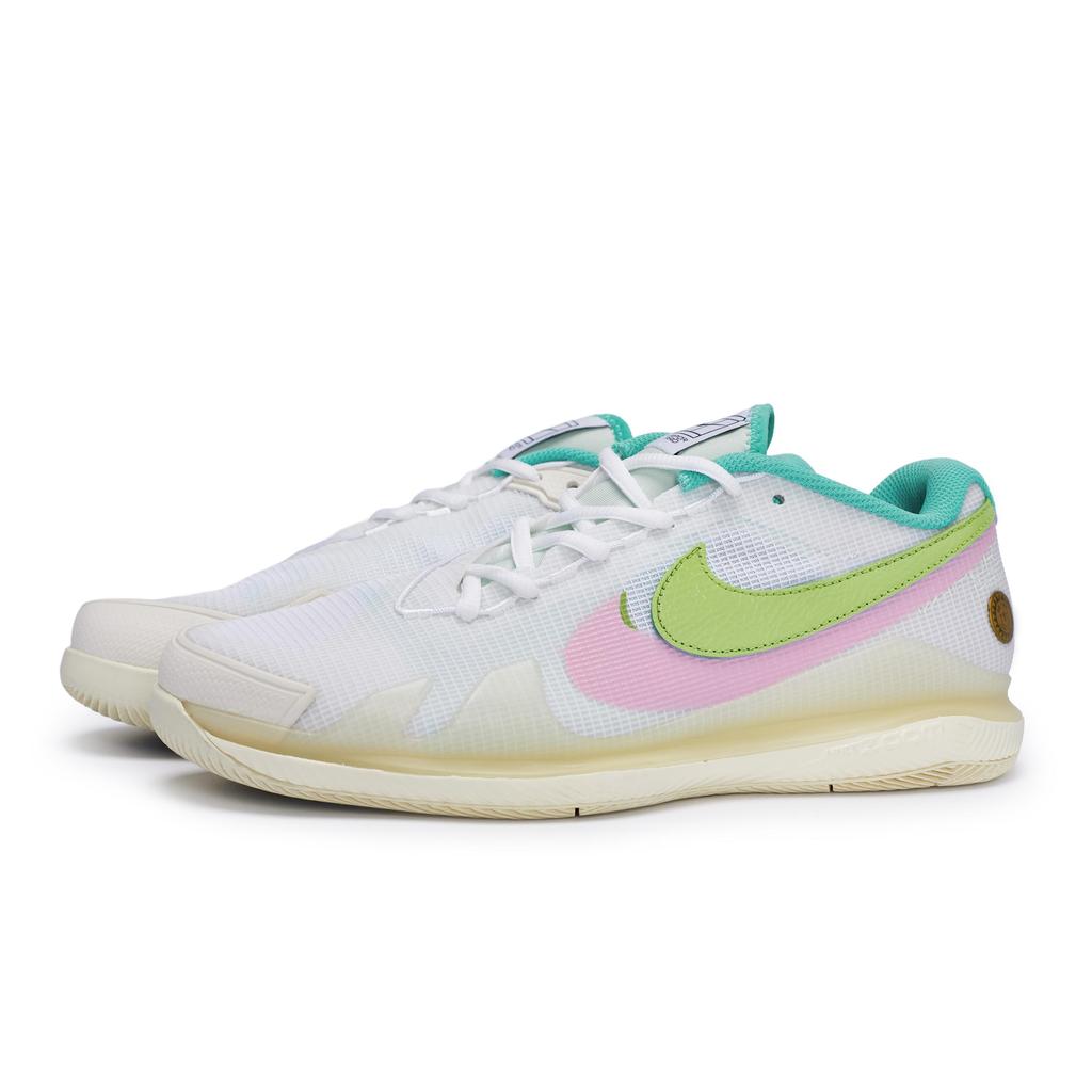 Nike Air Zoom Vapor Pro Нескользящие Устойчивые к истиранию Низкие Теннисные Кроссовки Унисекс Белый Розовый Зеленый HM3705-141(Team80-SBOX)