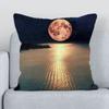 Office Living Room Sofa Cushion Cover Luxury Home Decoration Pillow Cover Forest Lake Moonlight Print