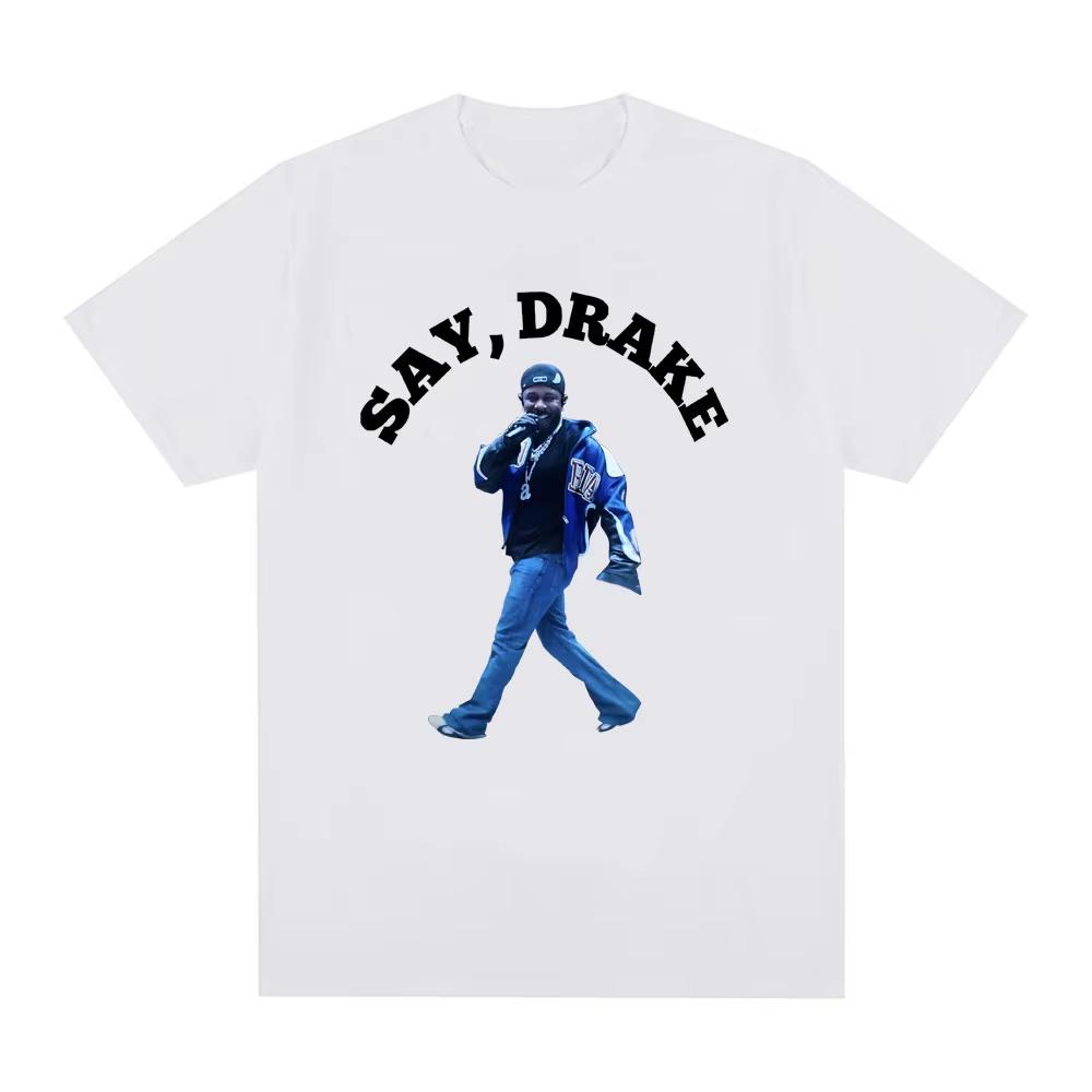 Кендрик Ламар Скажи Дрейку, что они нас не любят Футболки Мужские Женские Футболки Оверсайз Хлопок Уличная Повседневная Свободная Футболка